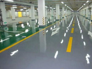 Epoxy floor has excellent pressure resistance