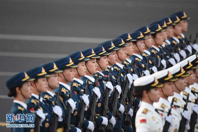 最美三軍儀仗隊女兵的風采，最美三軍儀仗隊女兵風采展示