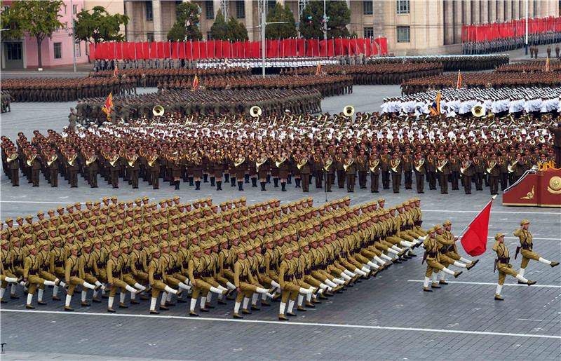 朝鮮閱兵圖片，展現國家力量與榮耀，朝鮮閱兵圖片展示國家力量與榮耀的瞬間