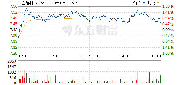 東岳硅材股票——市場的新亮點，東岳硅材股票，市場新亮點崛起