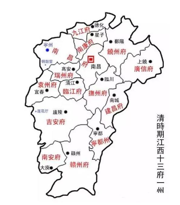 江西地圖最新全圖概覽，江西地圖最新全圖詳解