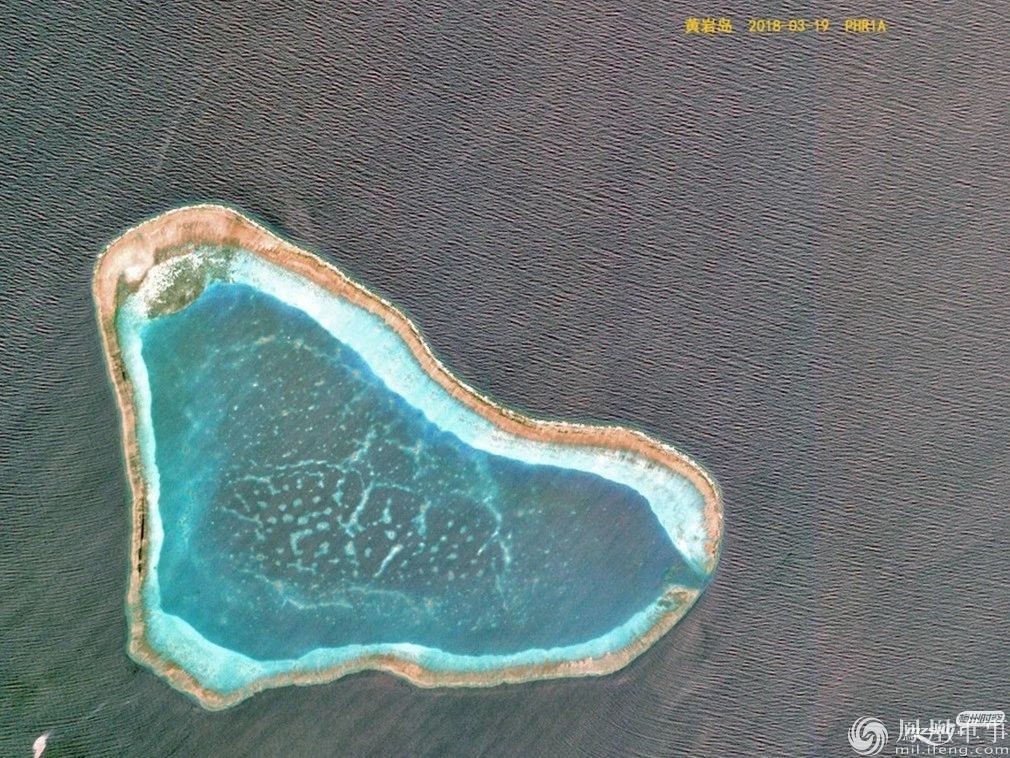 黃巖島衛星圖全景，揭示海洋地理的奧秘，黃巖島衛星全景圖揭示海洋地理奧秘